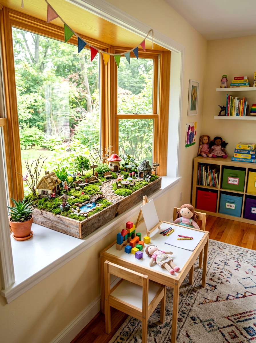 Miniature Fairy Garden - 25 Spring Windowsill Garden Ideas