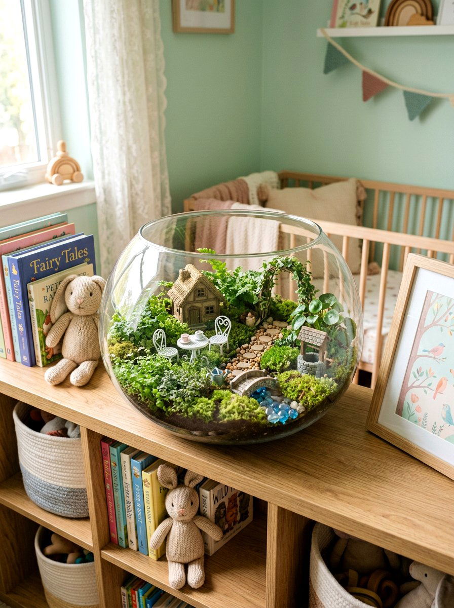 Miniature Fairy Garden Kit - 25 Spring DIY Terrarium Ideas