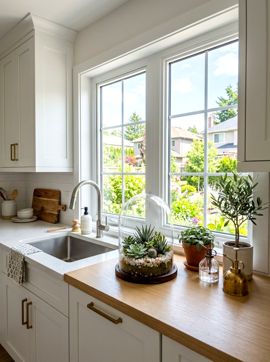 Miniature Garden Cloche - 25 Spring Cloche Decor Ideas