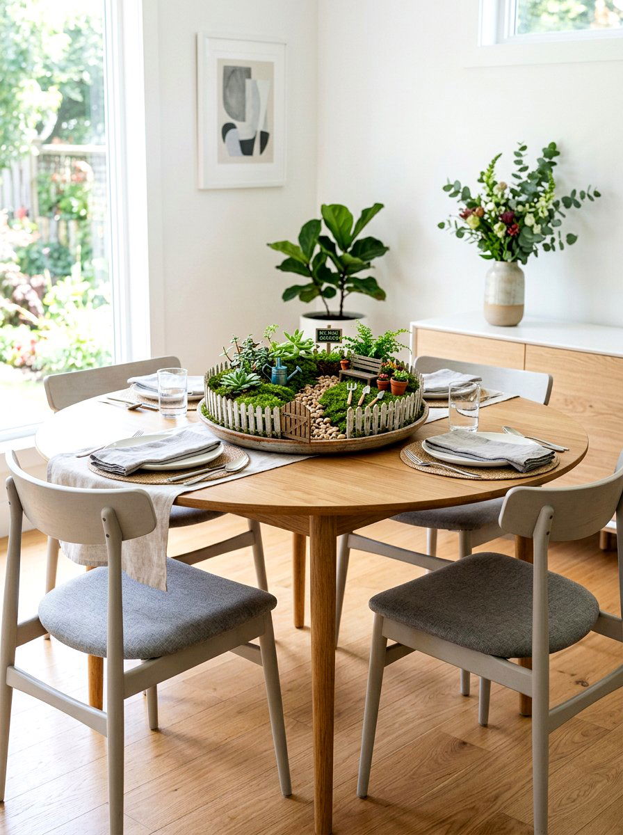 Miniature Garden Fence - 25 Spring Table Vignette Ideas