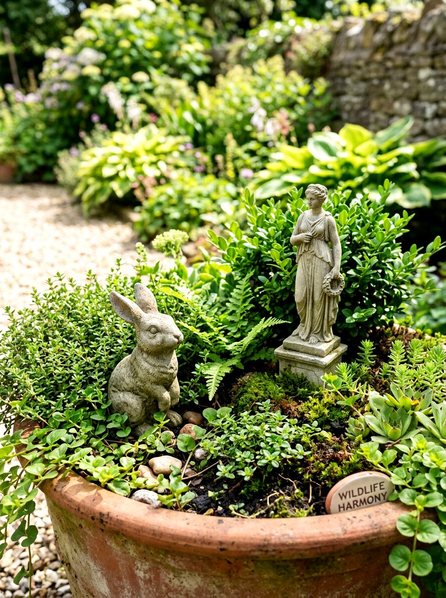 Miniature Garden Statues - 25 Spring Miniature Garden Ideas