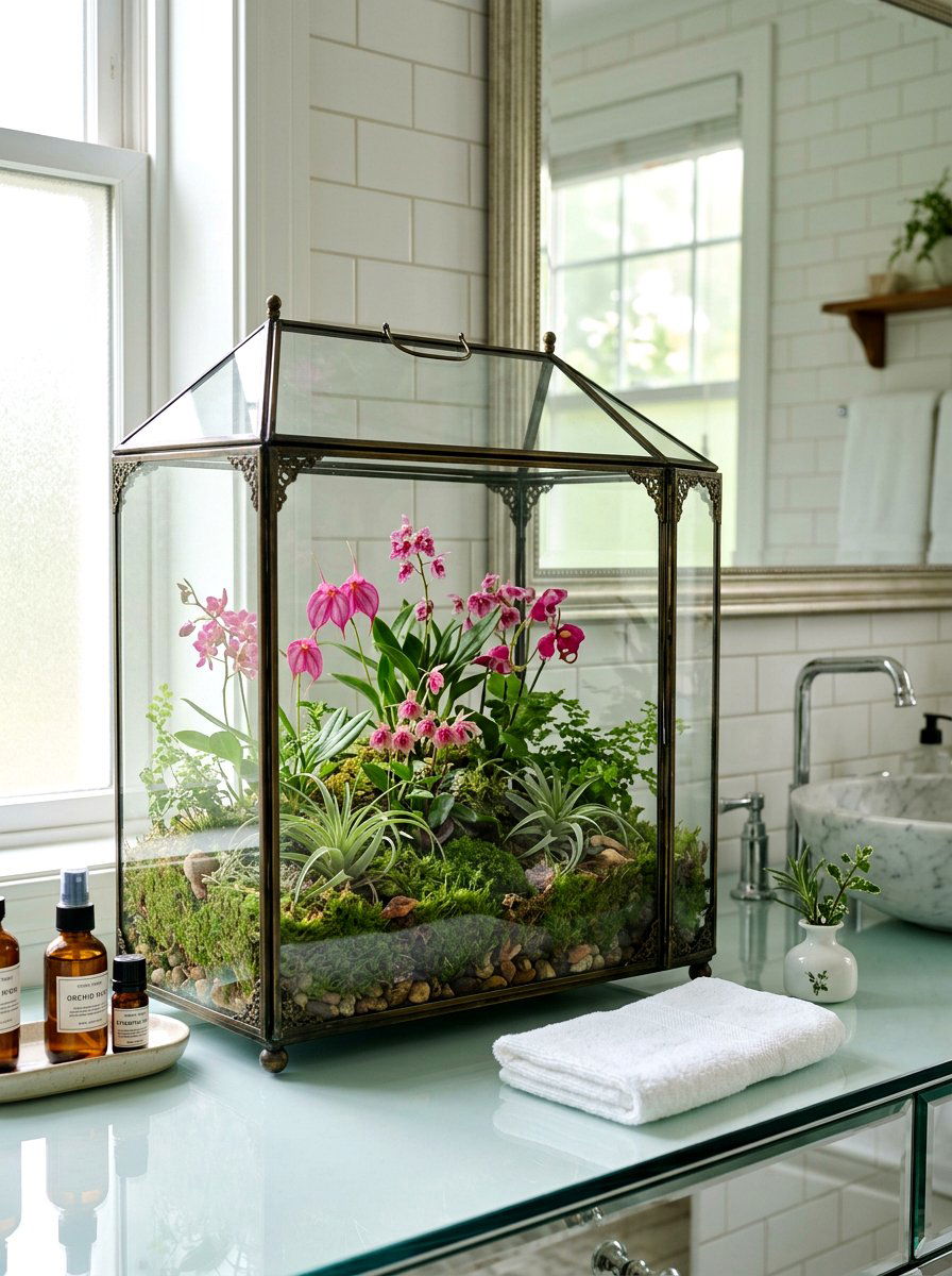 Miniature Orchid - 25 Spring Terrarium Plant Ideas