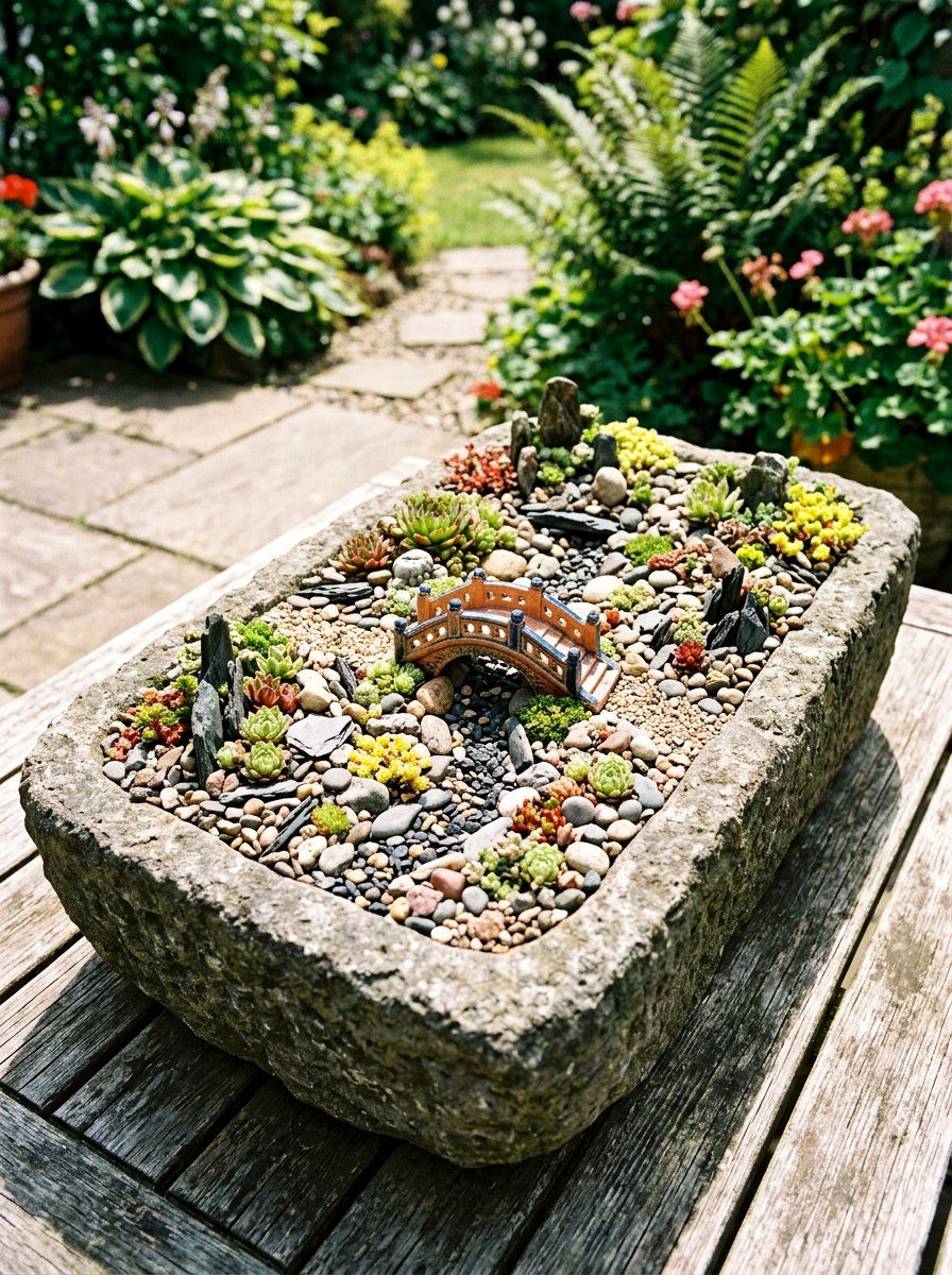 Miniature Rock Garden - 25 Spring Rock Garden Ideas