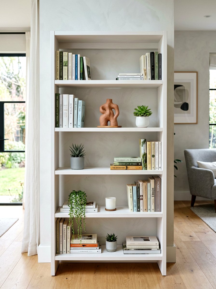 Minimalist Clay Sculpture Shelf - 25 Spring Terracotta Decor Ideas