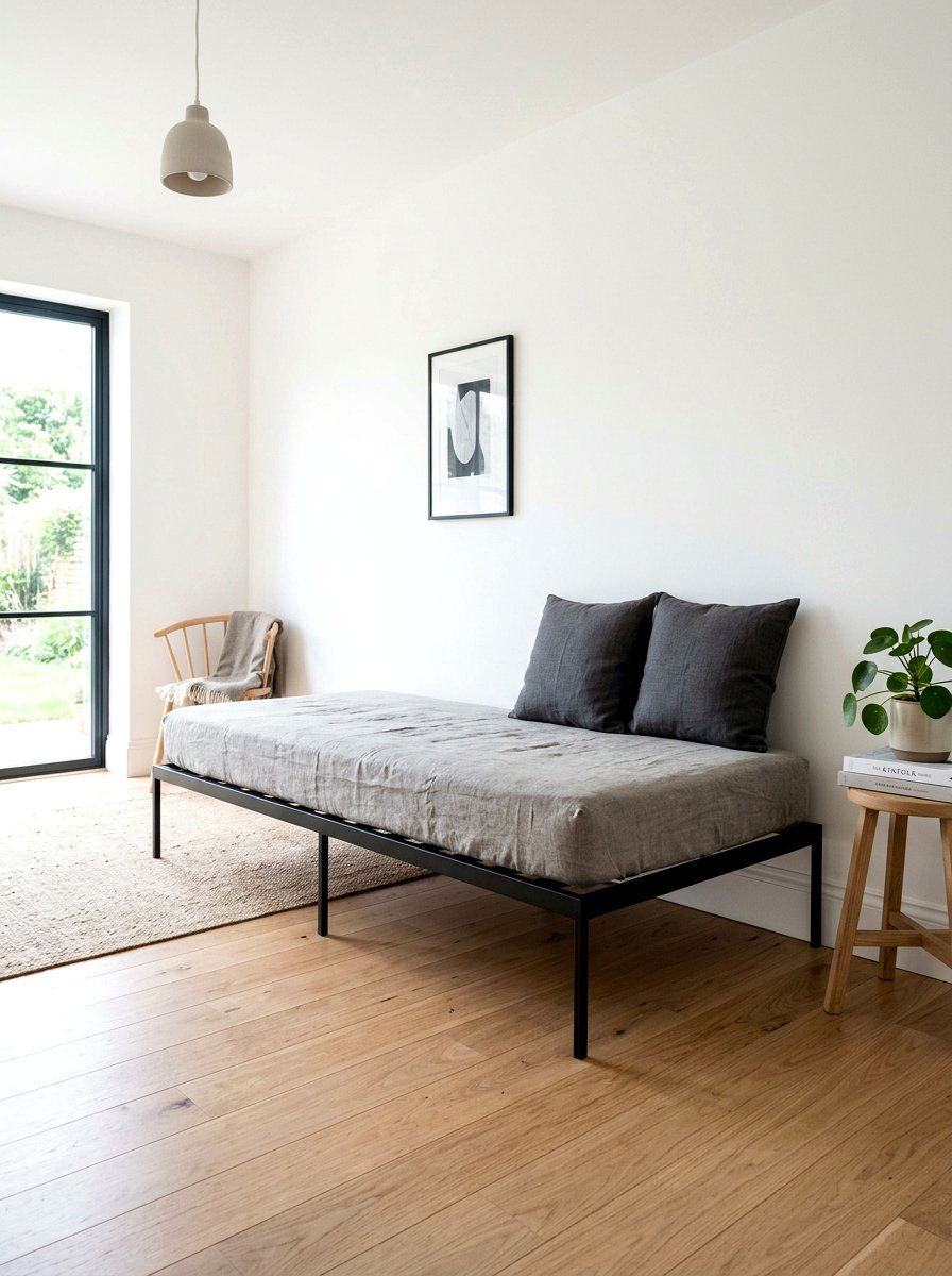 Minimalist Daybed Arrangement - 25 Spring Daybed Decor Ideas
