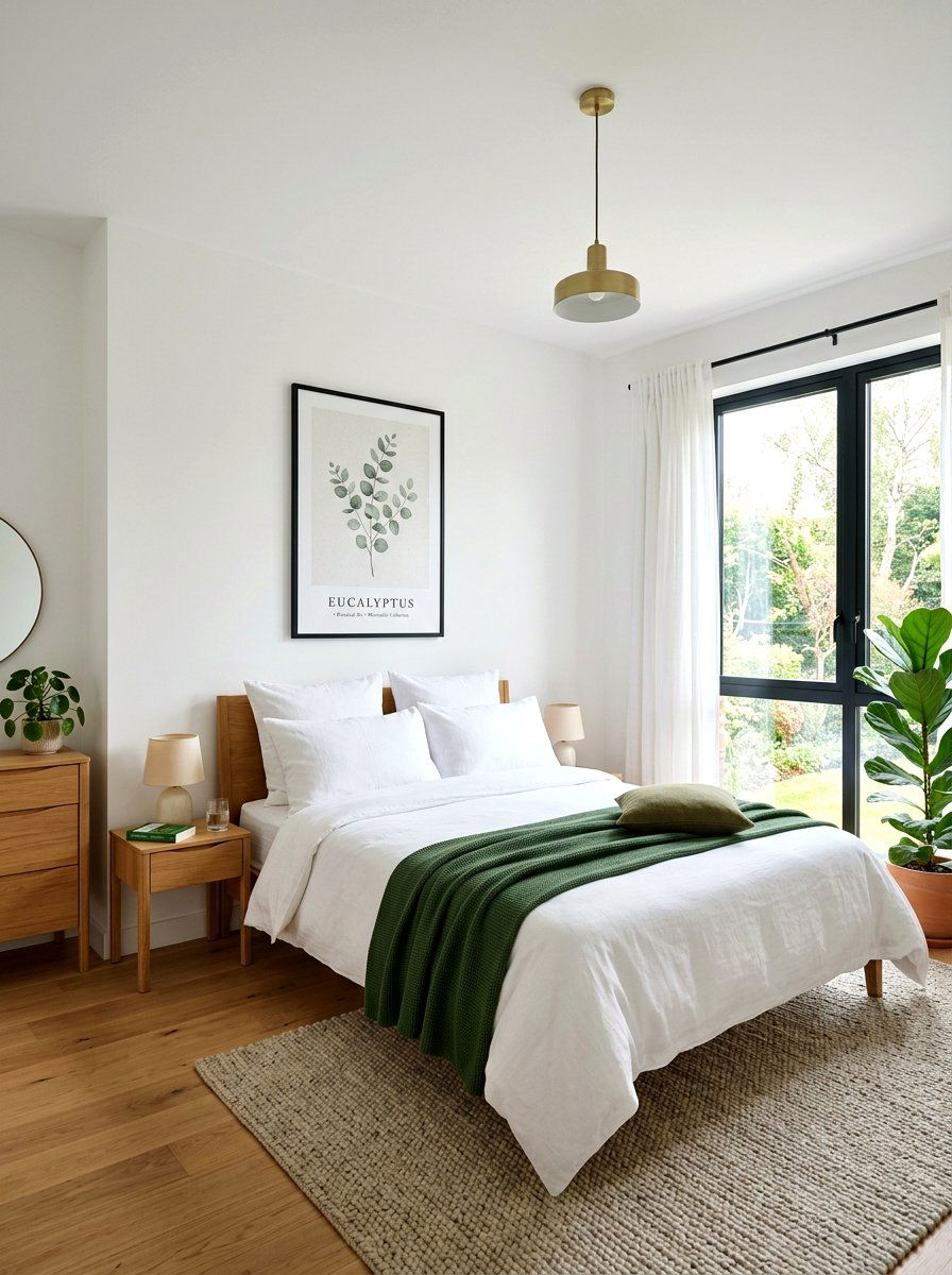 Minimalist Eucalyptus Leaf Poster - 25 Spring Free Printable Decor Ideas