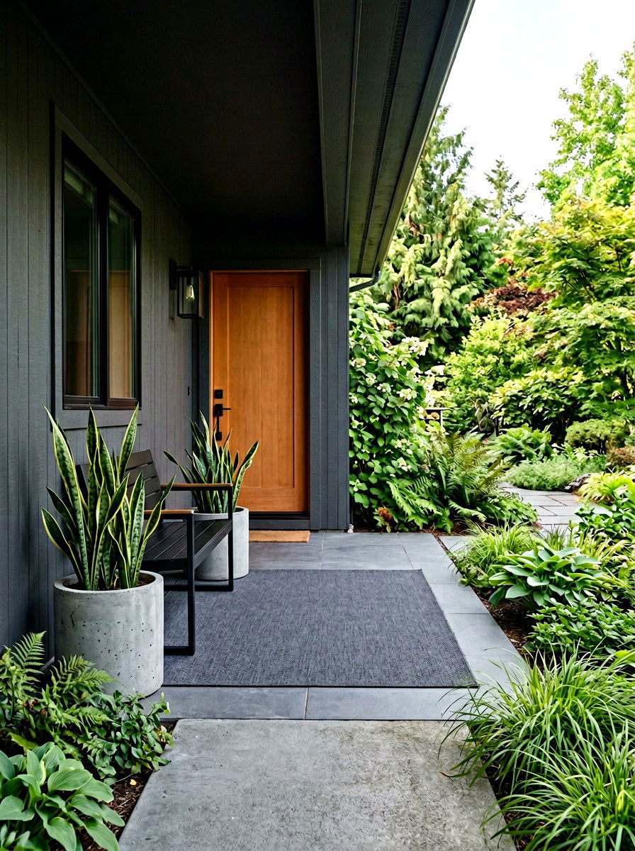 Minimalist Front Porch - 25 Spring Front Porch Decor Ideas