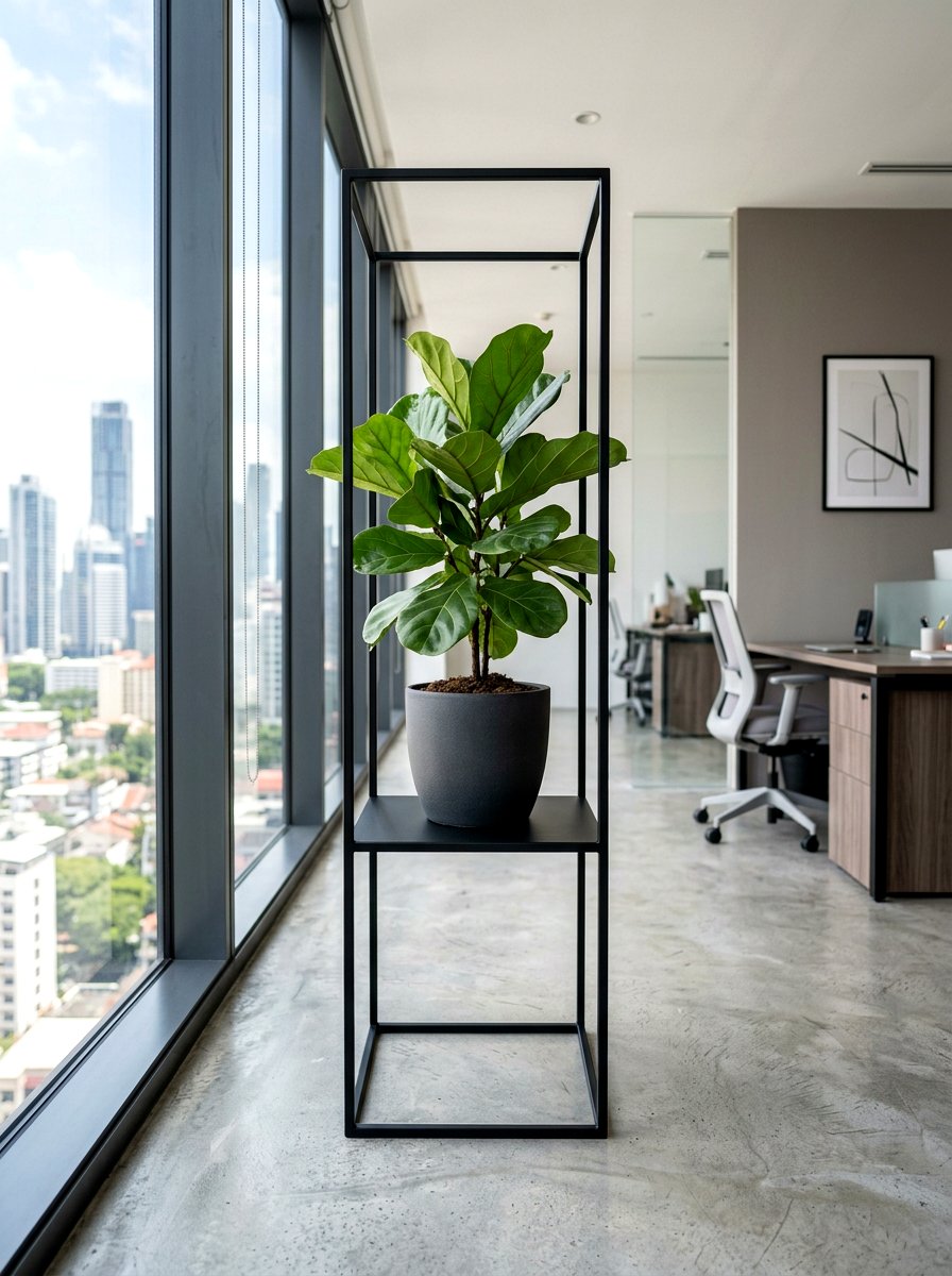 Minimalist Iron Frame - 25 Spring Plant Stand Ideas