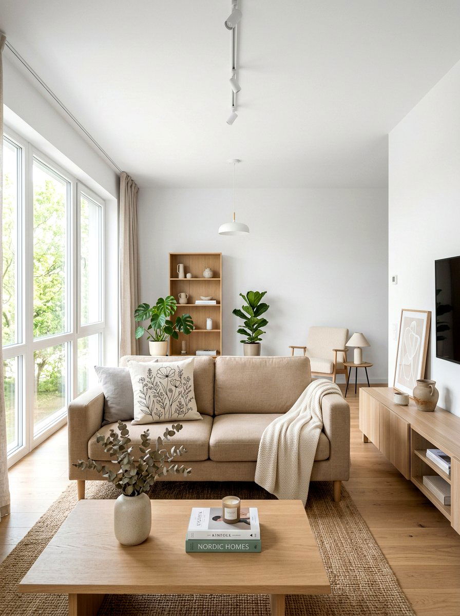 Minimalist Line Art Floral Pillow - 25 Spring Embroidered Pillow Ideas