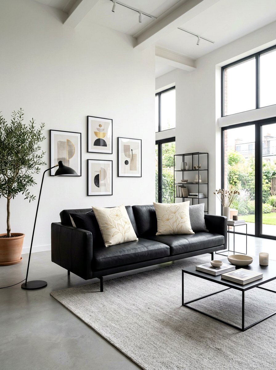 Minimalist Outline Flower Pillow - 25 Spring Floral Pillow Ideas