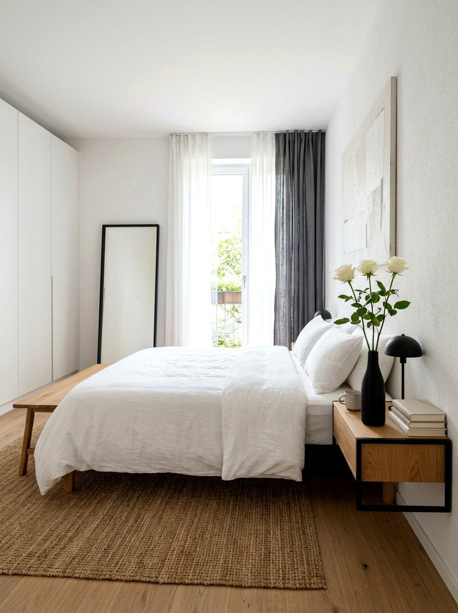 Minimalist Rose Vase - 25 Spring DIY Flower Arrangement Ideas