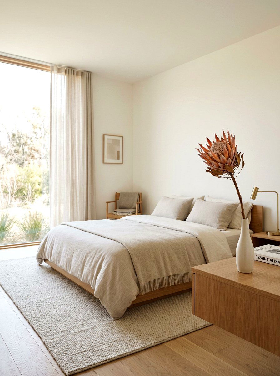 Minimalist Single Stem Dried Flower - 25 Spring Dried Flower Arrangement Ideas