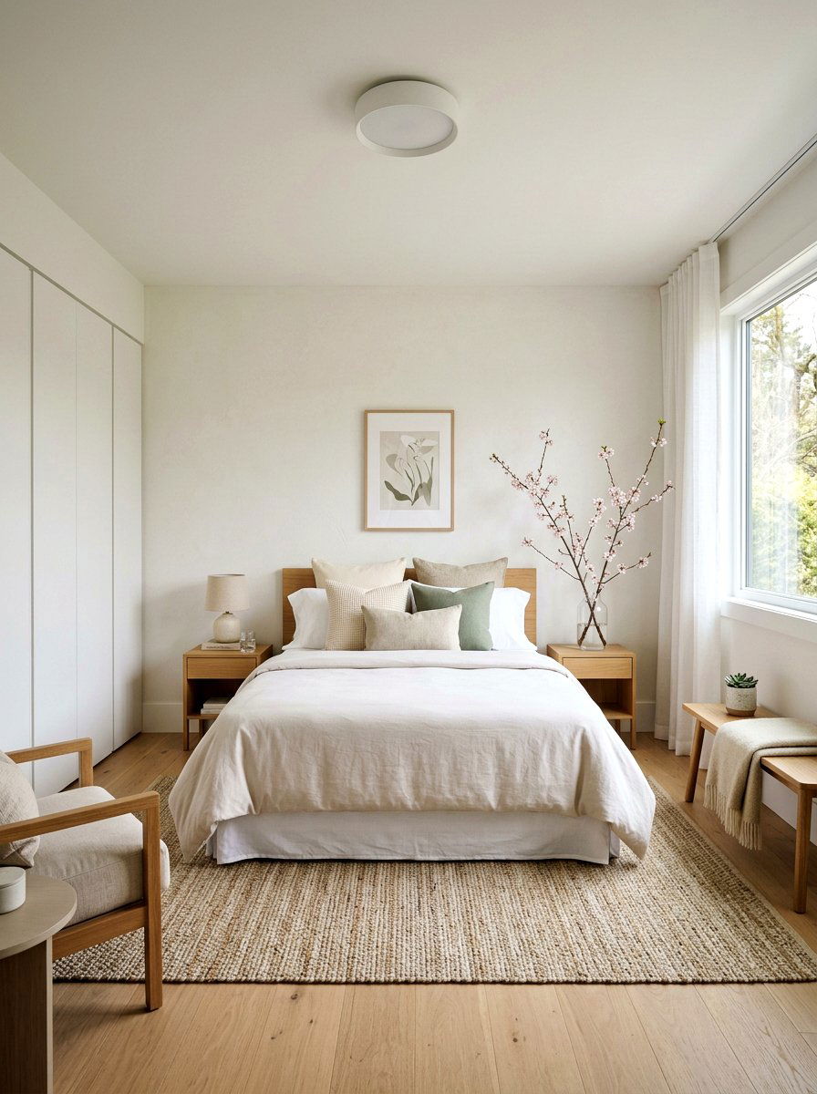 Minimalist Spring Decor - 25 Spring Guest Bedroom Decor Ideas
