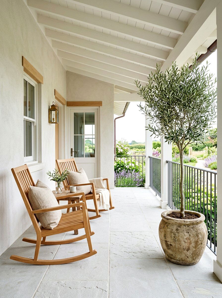 Minimalist Spring Porch - 25 Spring Porch Rocking Chair Decor Ideas