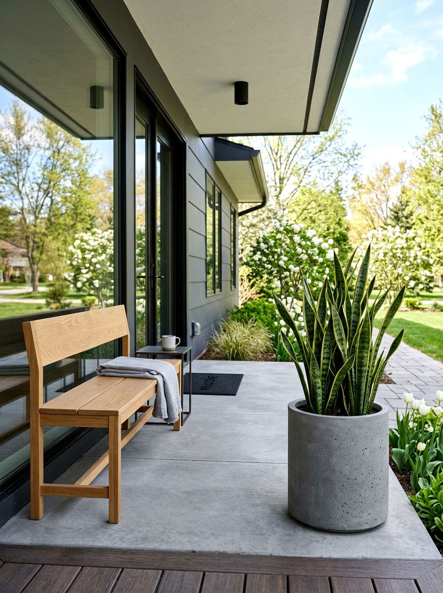 Minimalist Spring Porch Look - 25 Porch Spring Decor Ideas