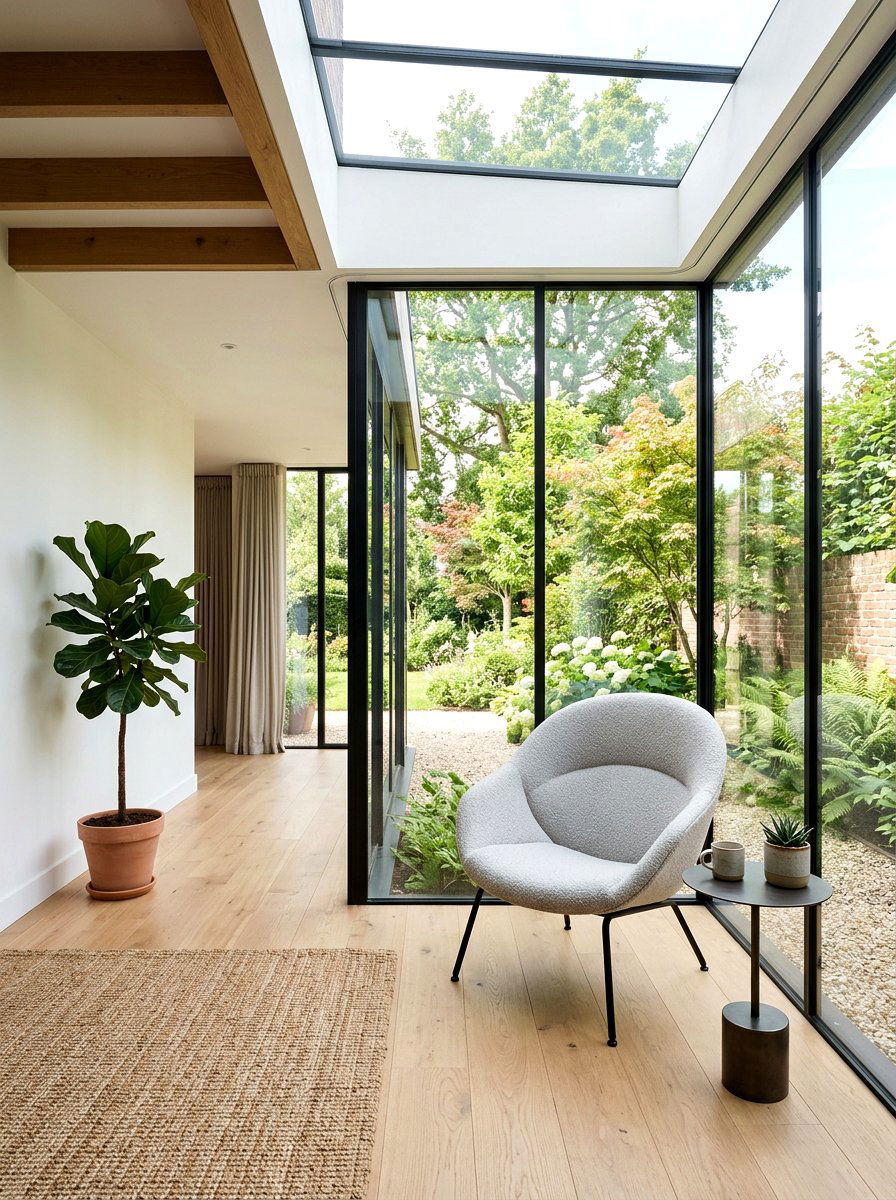 Minimalist Sunroom Layout - 25 Spring Enclosed Porch Decor Ideas