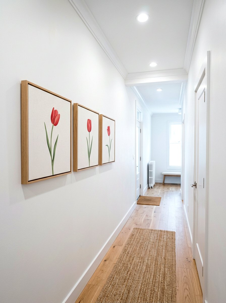 Minimalist Tulip Wall Art - 25 Spring Canvas Art Ideas
