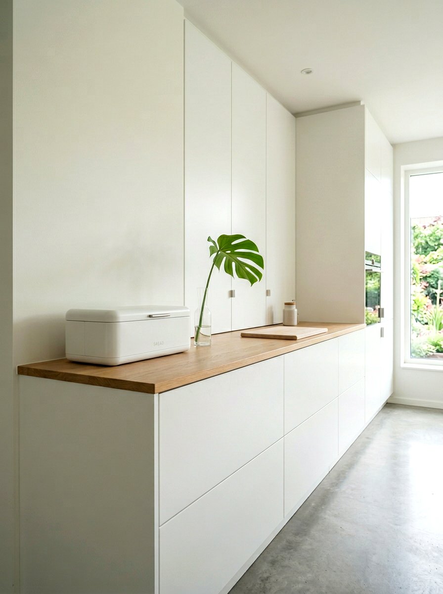 Minimalist White Bread Box - 25 Spring Bread Box Decor Ideas