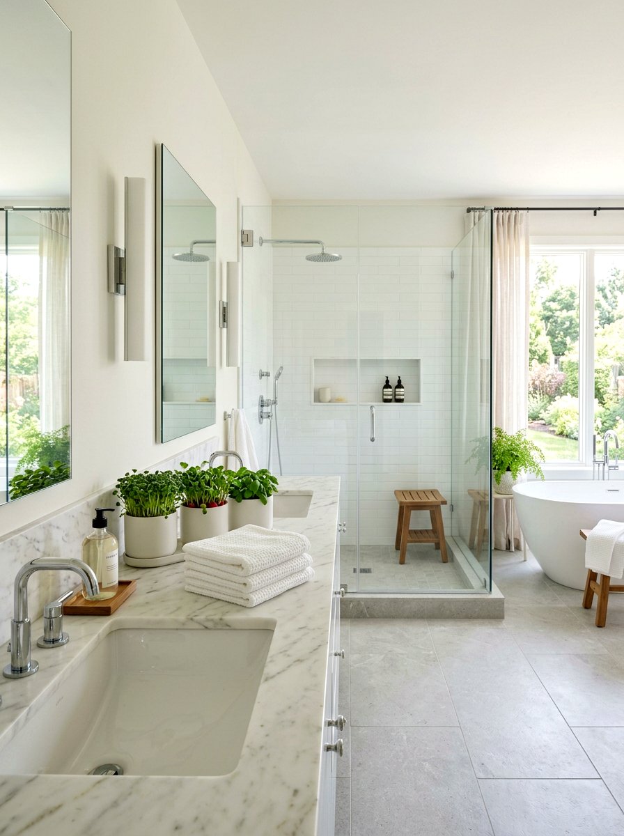 Minimalist White Microgreen Pot - 25 Spring Microgreen Decor Ideas