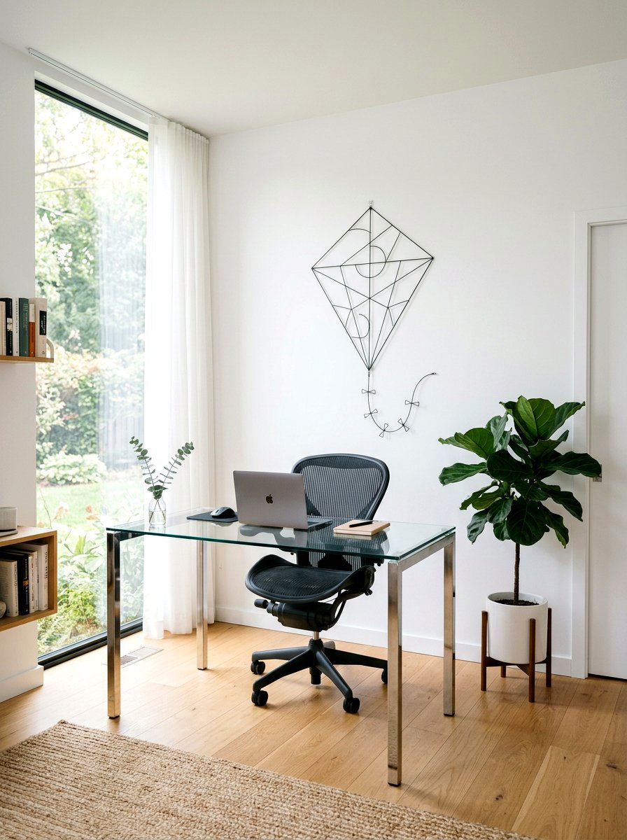 Minimalist Wire Kite Frame - 25 Spring Kite Decor Ideas