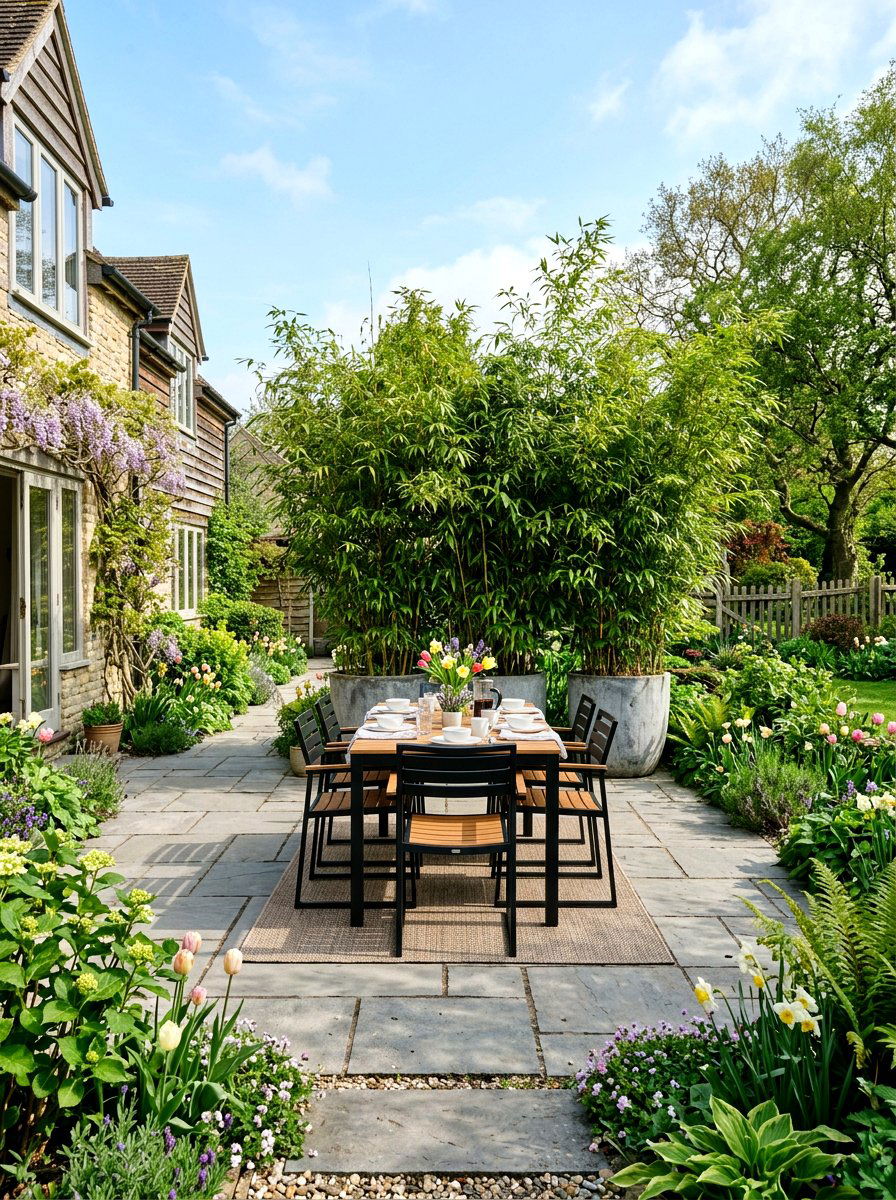 Minimalist patio spring garden - 25 Spring Japandi Decor Ideas