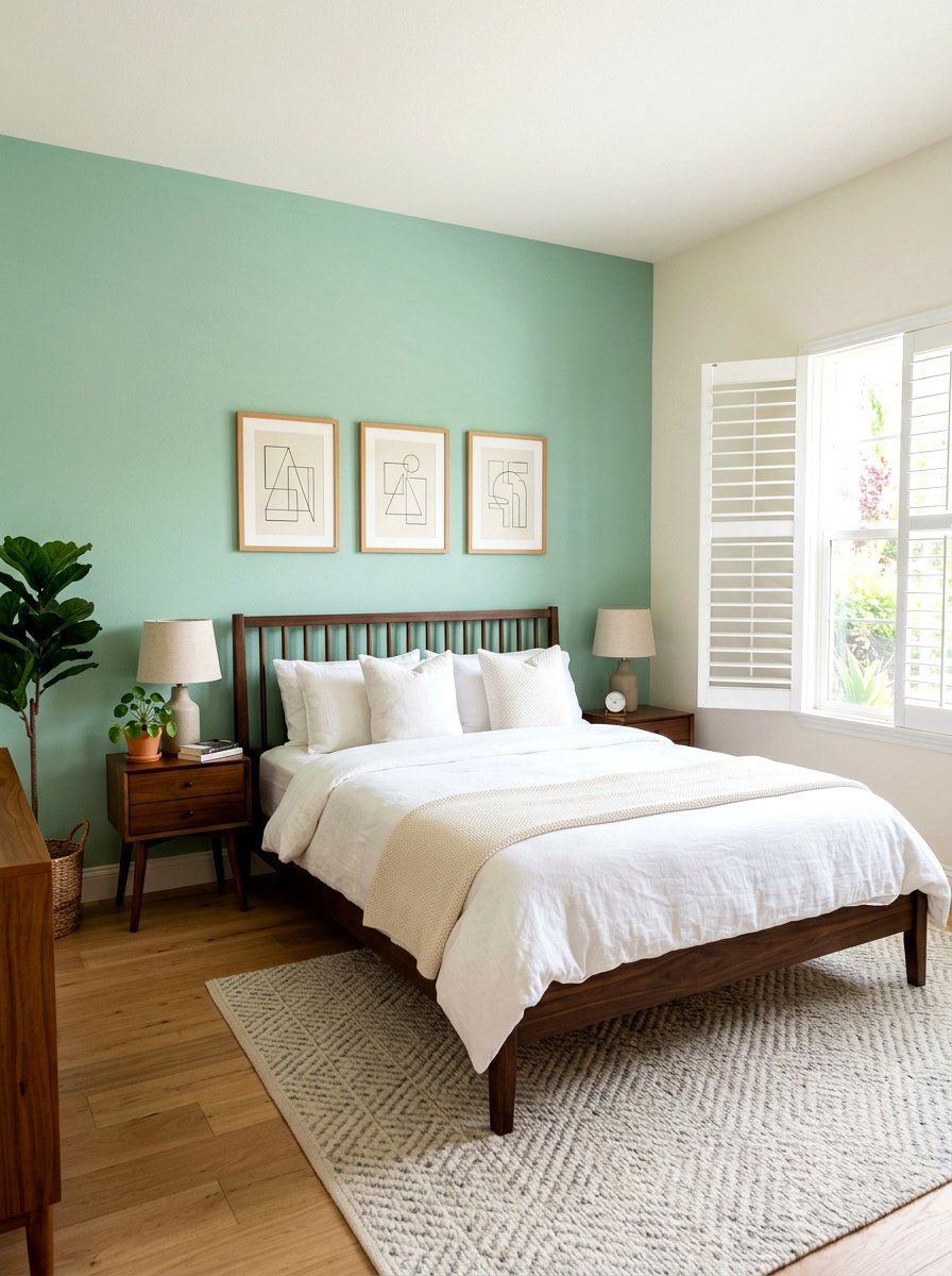 Mint Green Accent Wall - 25 Spring Mint Green Decor Ideas