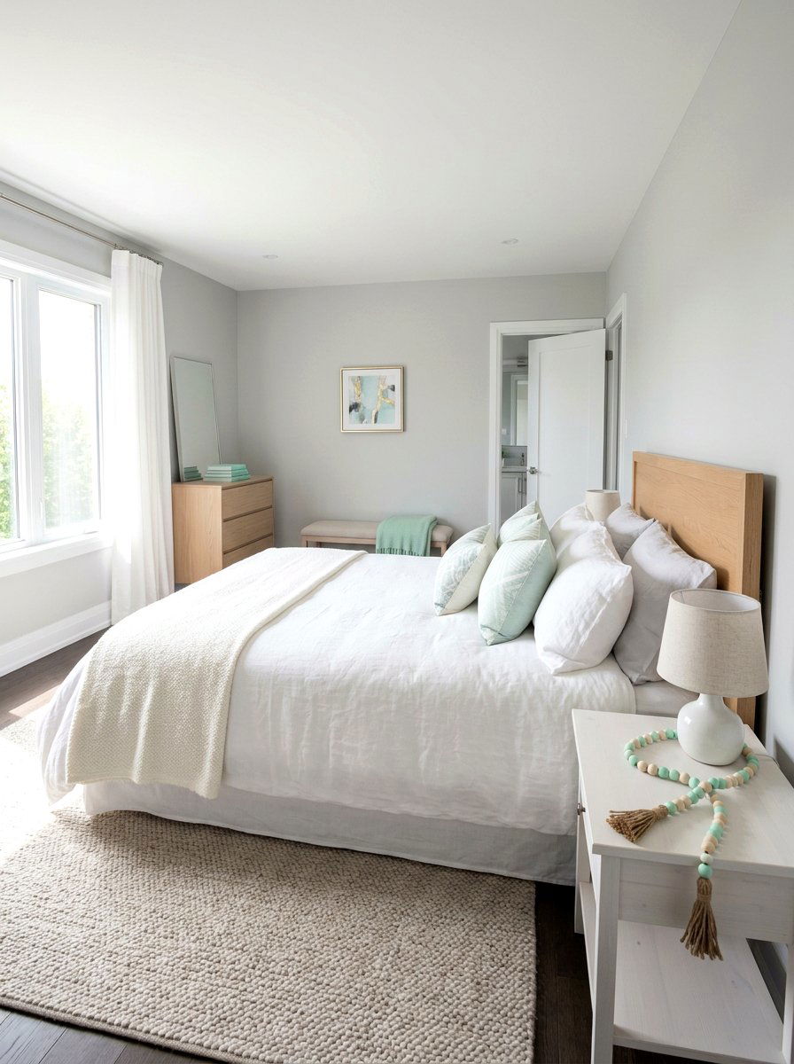 Mint Green Bead Garland - 25 Spring Bead Garland Ideas