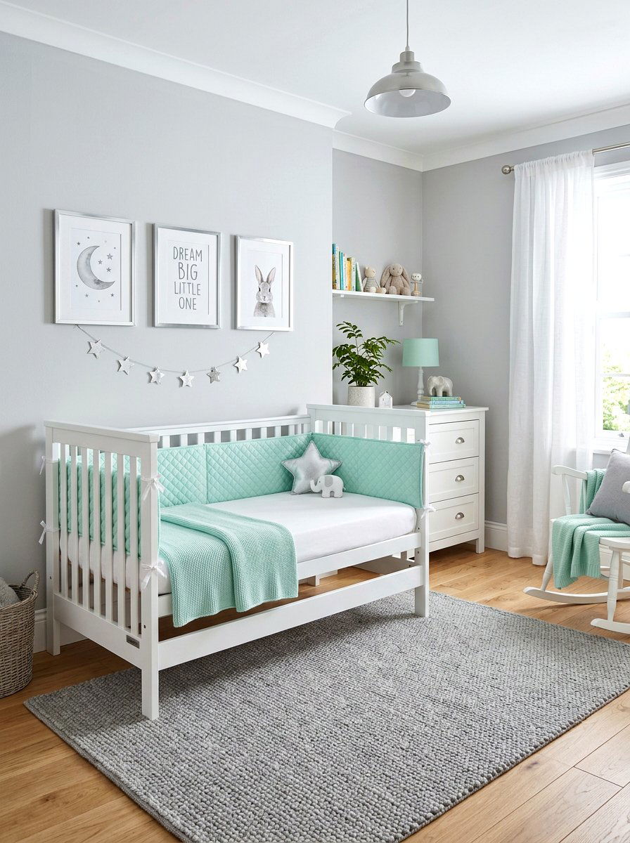 Mint Green Crib Decor - 25 Spring Crib Decor Ideas
