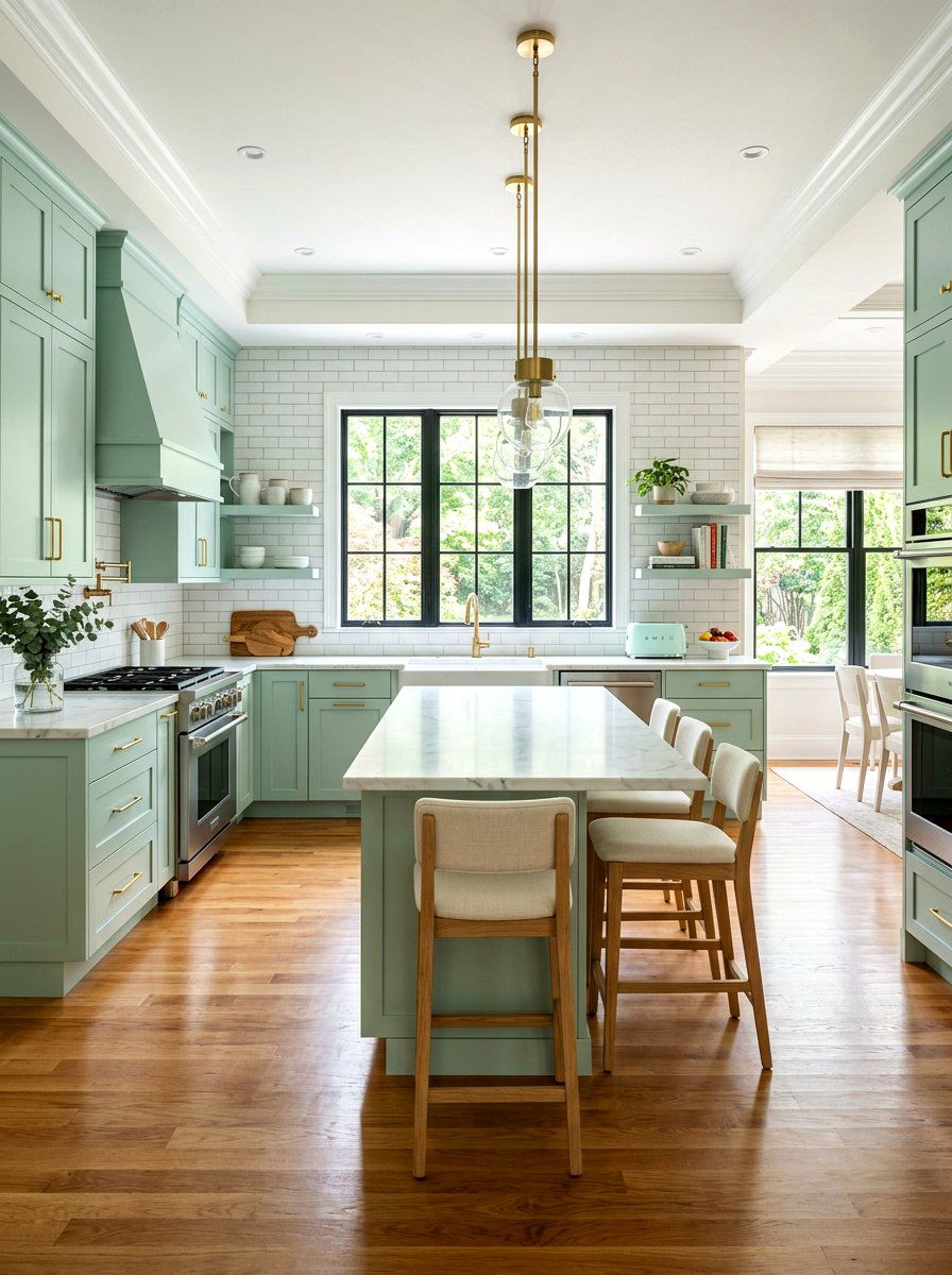 Mint Green Kitchen Cabinets - 25 Spring Mint Green Decor Ideas