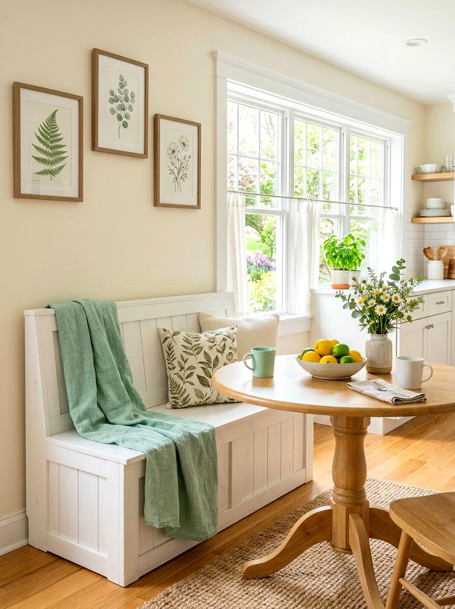 Mint Green Linen Blanket - 25 Spring Linen Throw Ideas