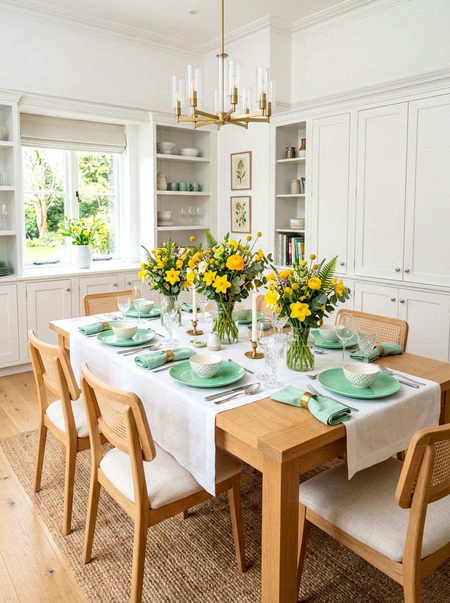 Mint Green Plates - 25 Spring Dinnerware Ideas