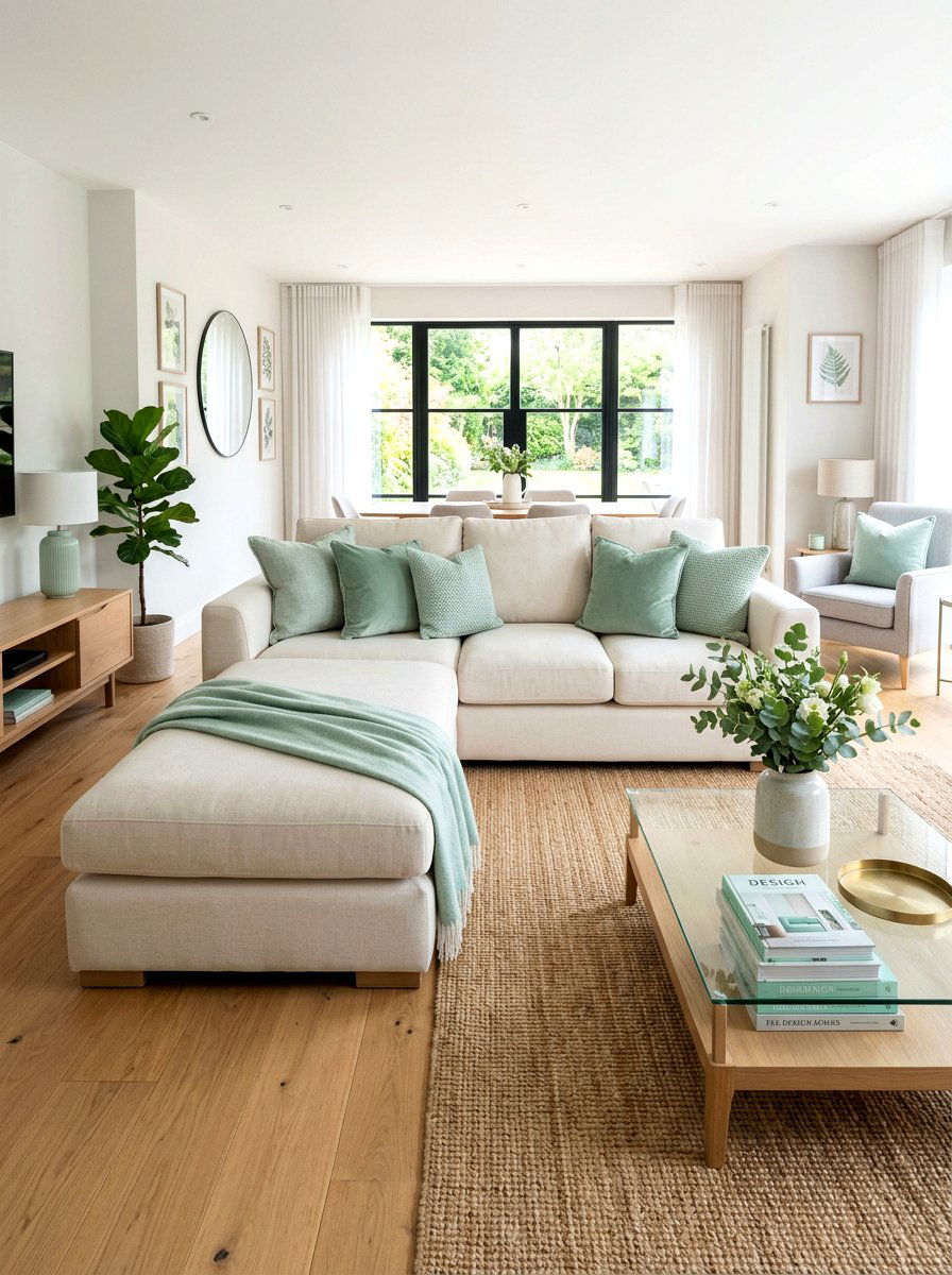 Mint Green Throw Pillows - 25 Spring Mint Green Decor Ideas