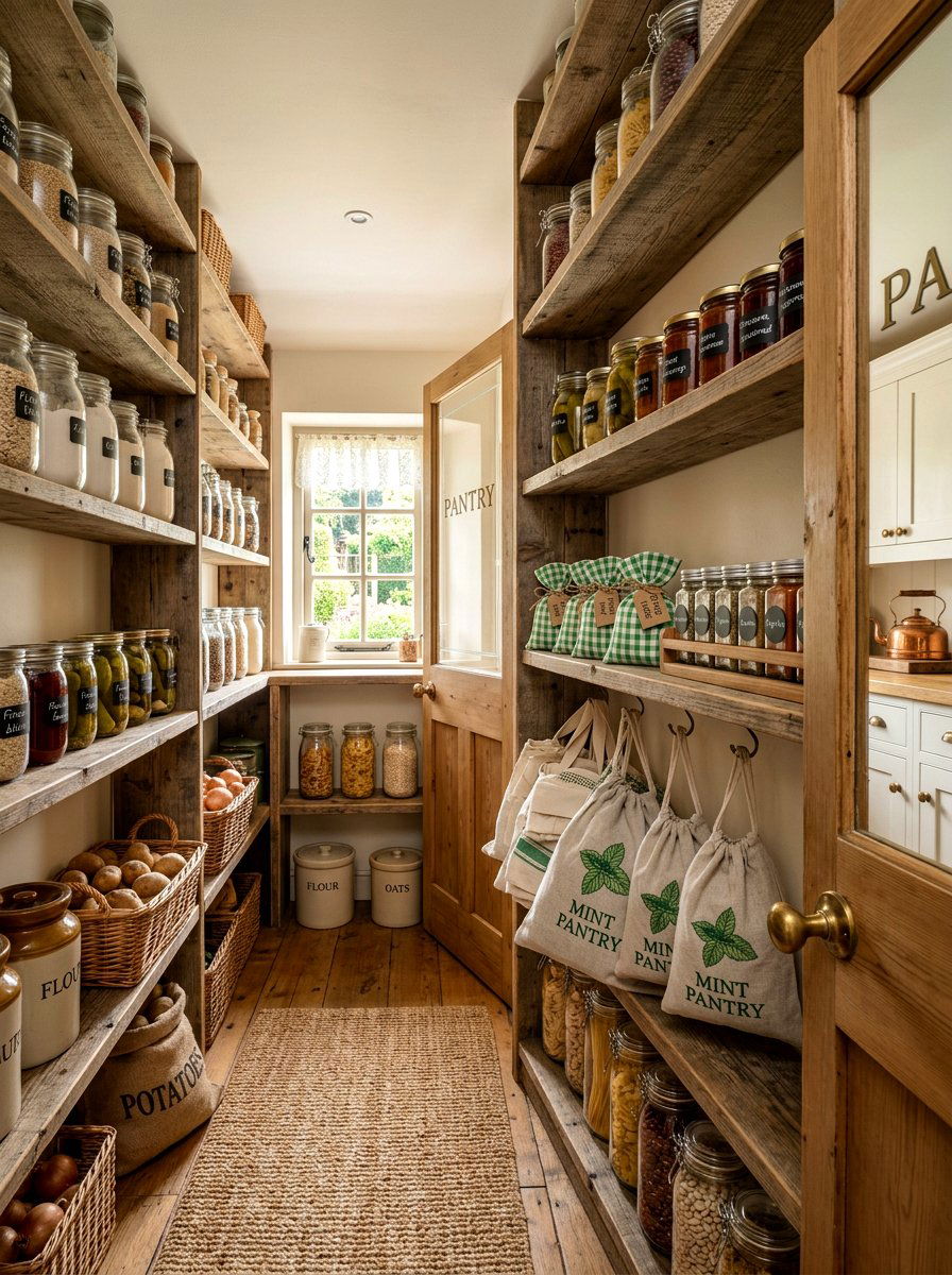 Mint Pantry Bag - 25 Spring Sachet Ideas