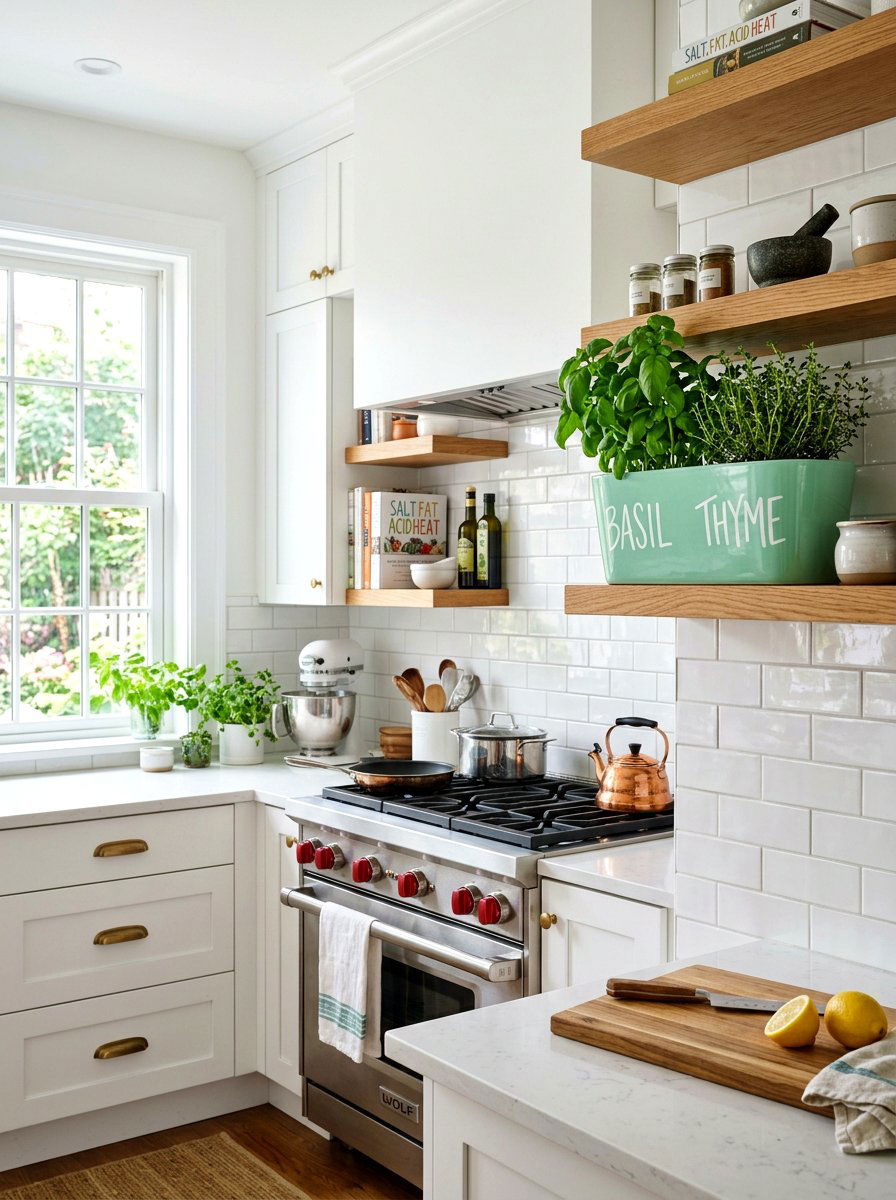 Mint green herb planter - 25 Spring Pot Painting Ideas