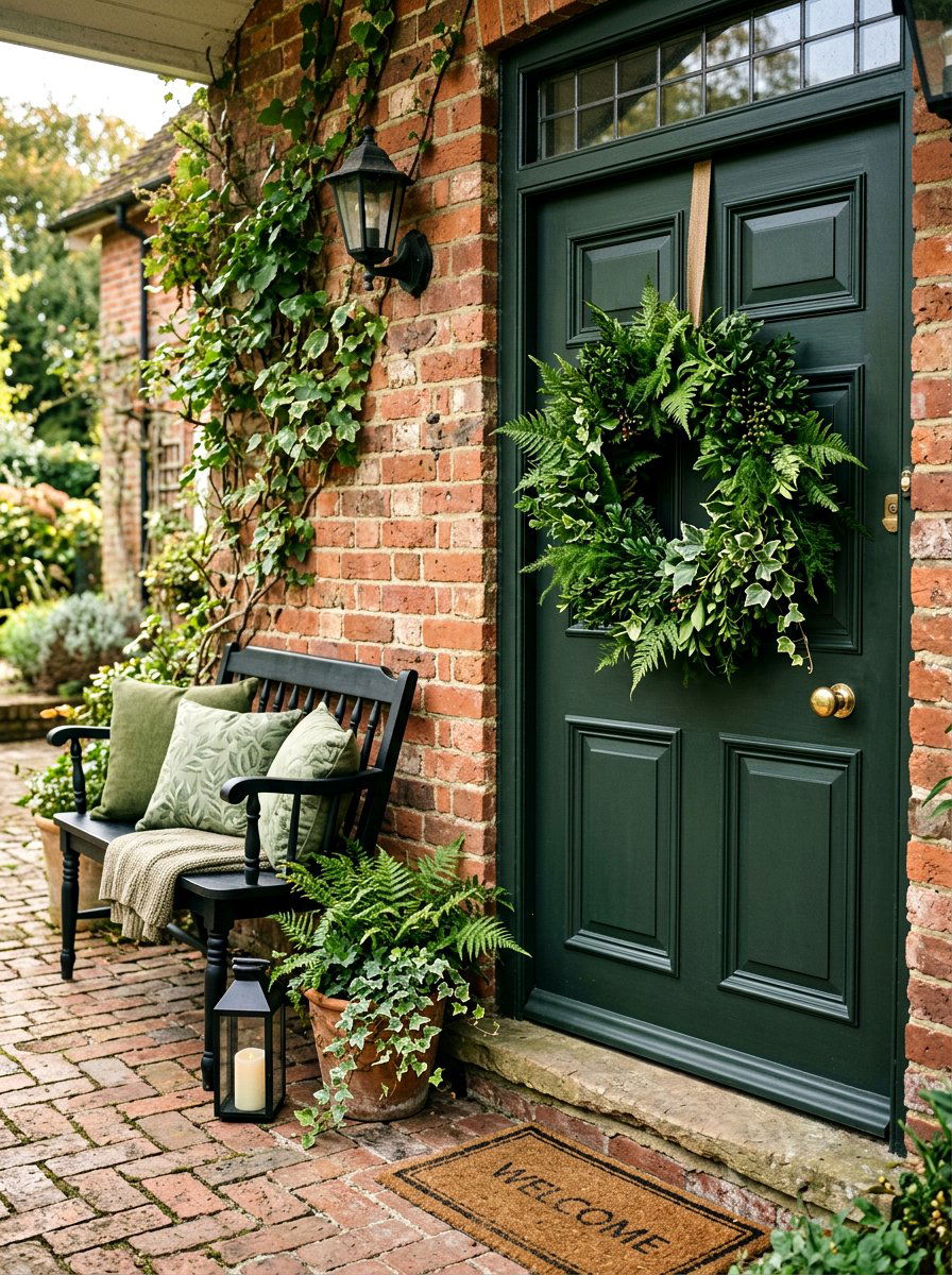 Mixed Greenery Fern Wreath - 25 Spring Fern Wreath Ideas