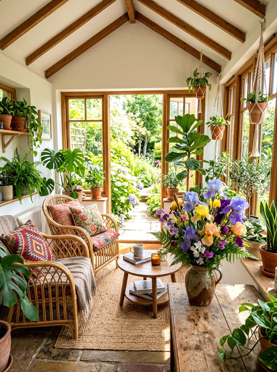 Mixed Iris Garden Bunch - 25 Spring Iris Arrangement Ideas