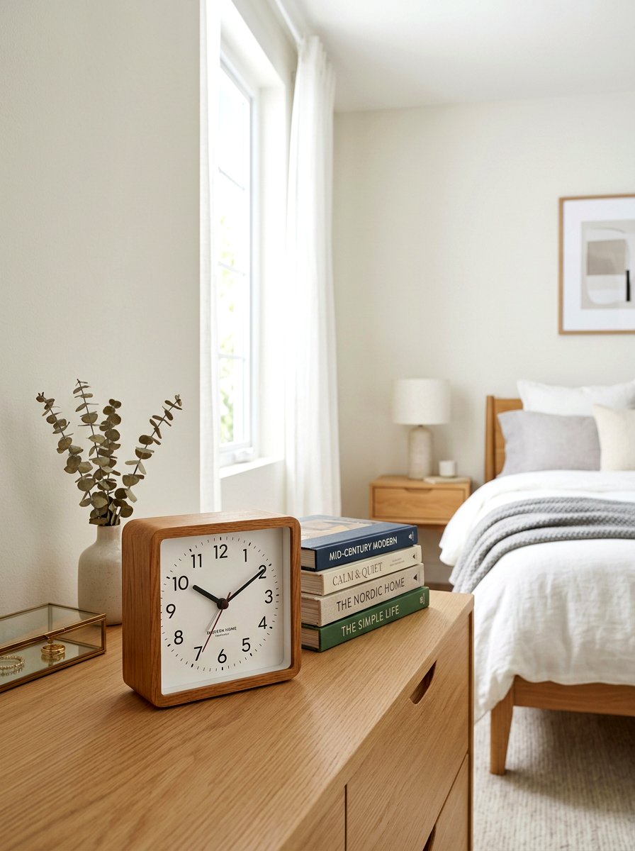 Modern Alarm Clock - 25 Spring Dresser Top Decor Ideas