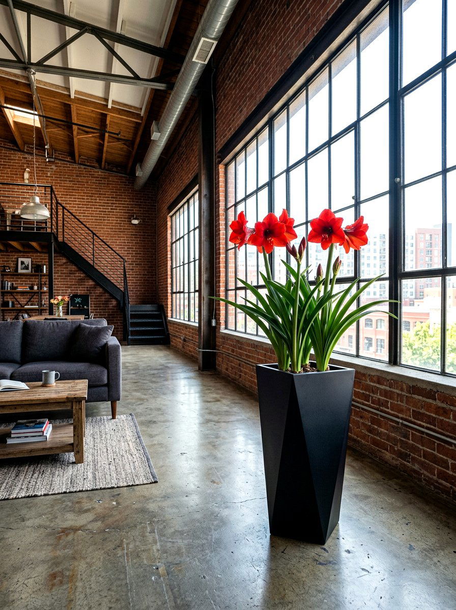 Modern Amaryllis Planter - 25 Spring Amaryllis Ideas