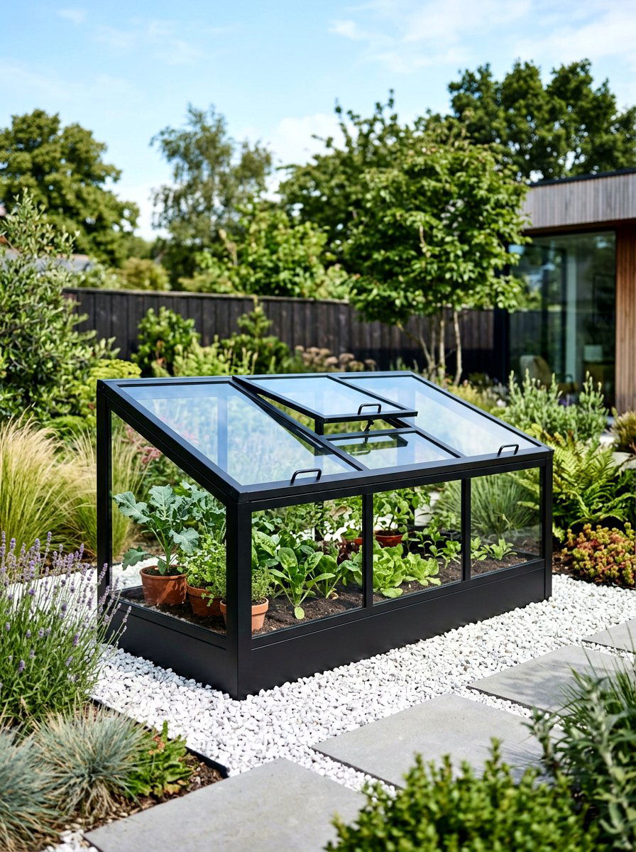 Modern Black Cold Frame - 25 Spring Cold Frame Decor Ideas