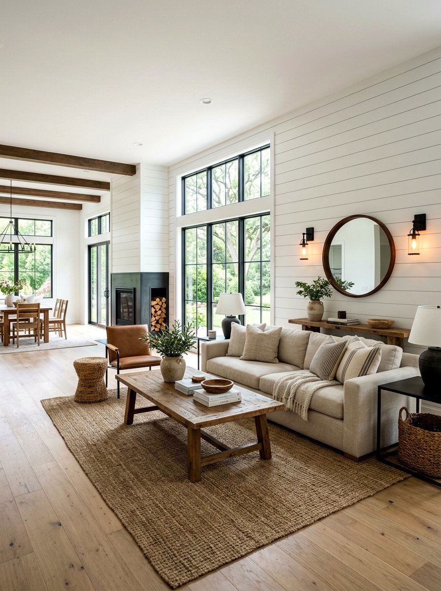 25 Charming Spring Shiplap Wall Decor Ideas for Rustic Homes