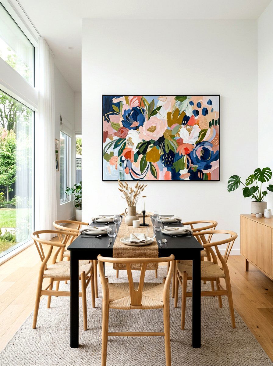 Modern Floral Wall Art - 25 Spring Modern Decor Ideas