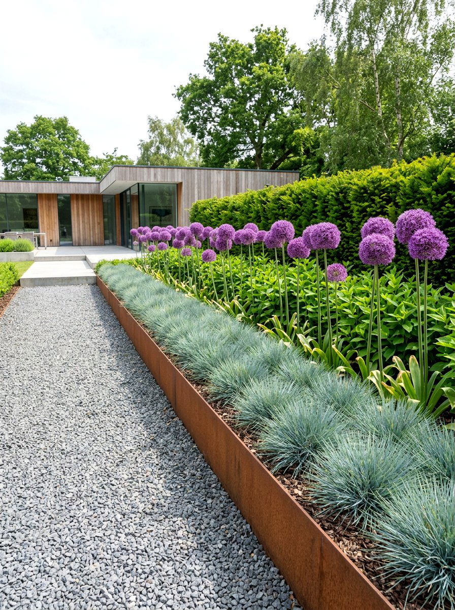 Modern Garden Edge - 25 Spring Flower Border Ideas