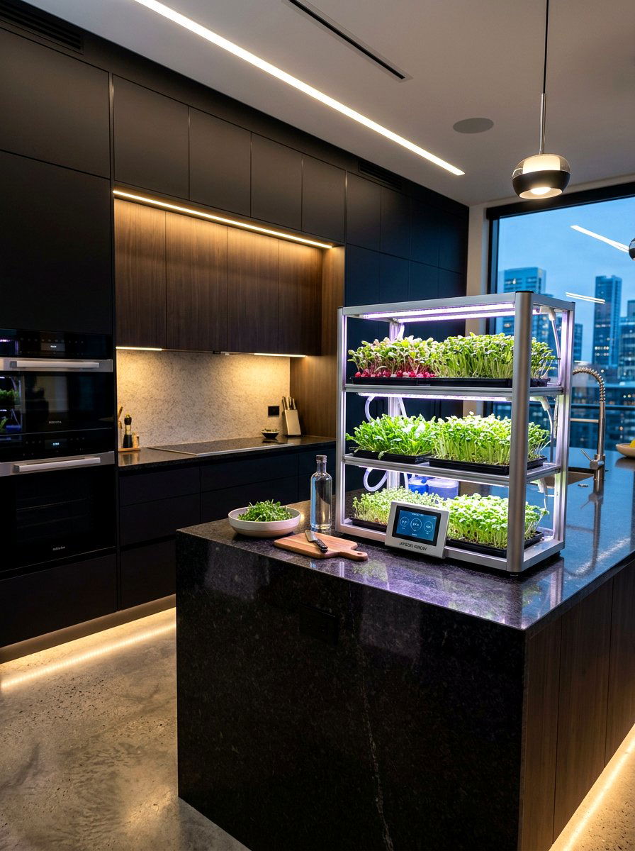 Modern Hydroponic Microgreen Kit - 25 Spring Microgreen Decor Ideas