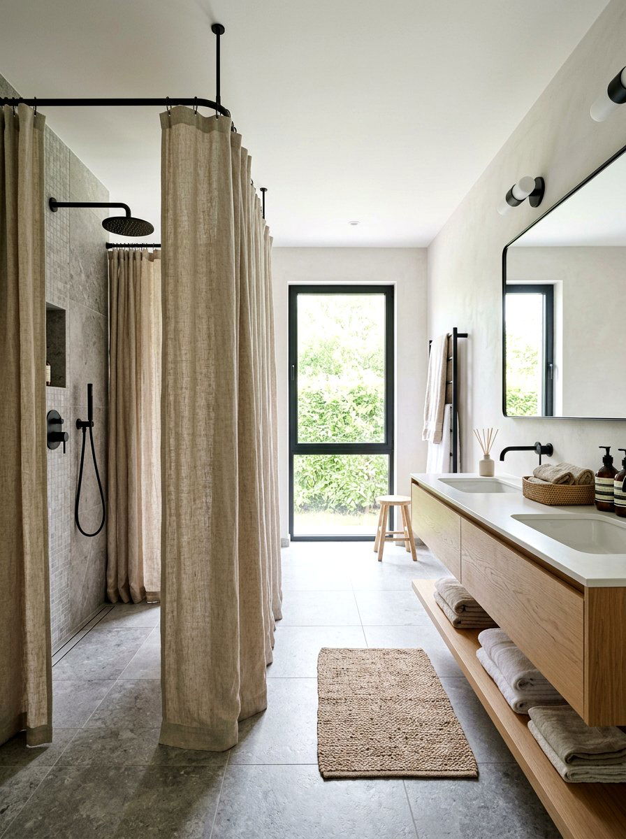 25 Refreshing Spring Shower Curtain Ideas for Your Bathroom