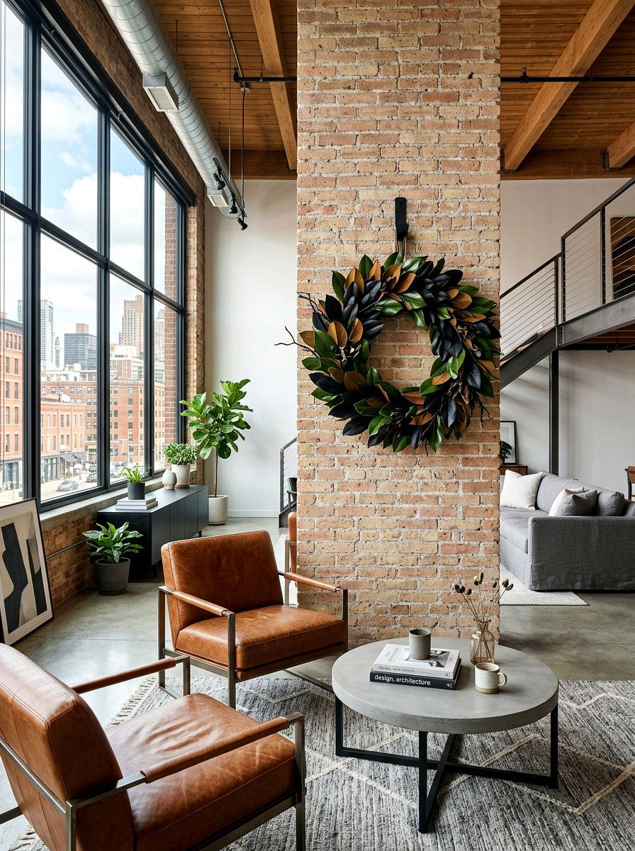 Modern Magnolia Wreath - 25 Spring Magnolia Wreath Ideas