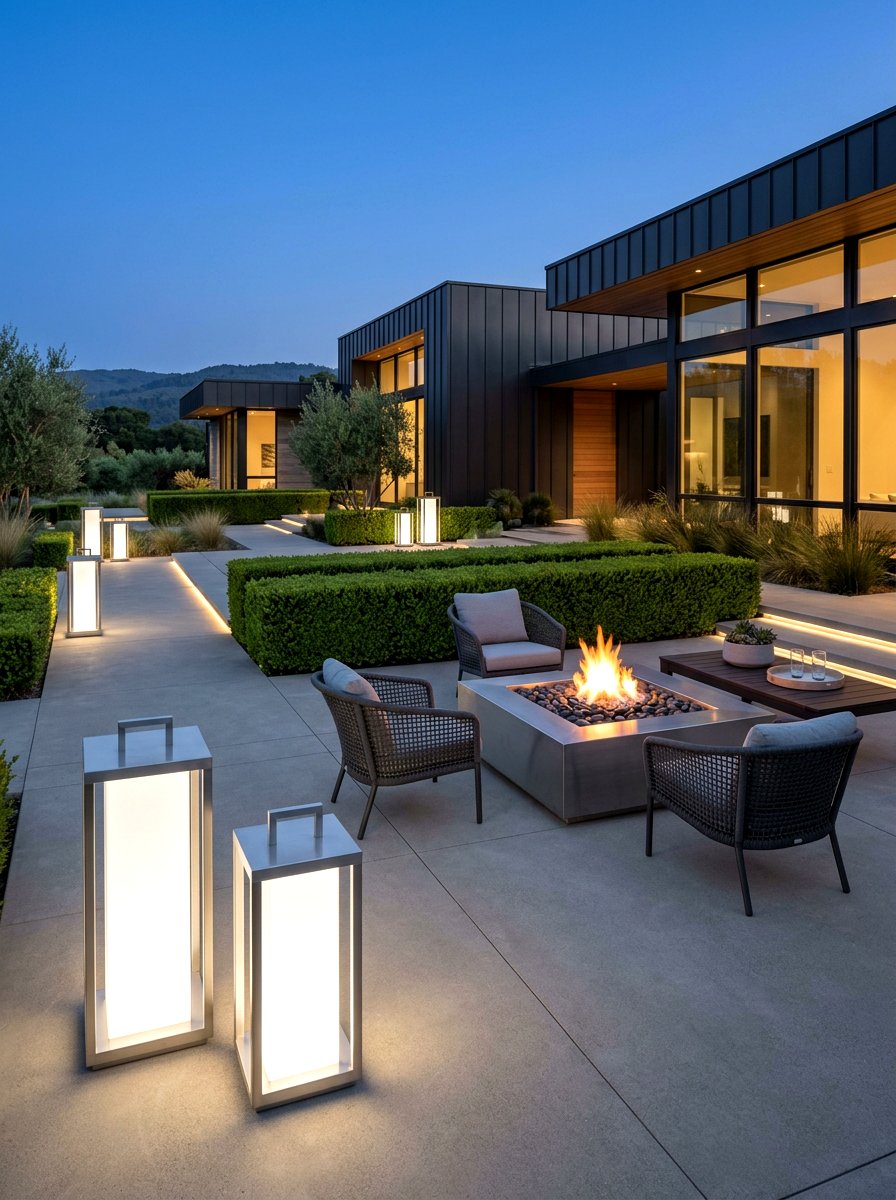 Modern Minimalist Lantern - 25 Spring Garden Lantern Ideas