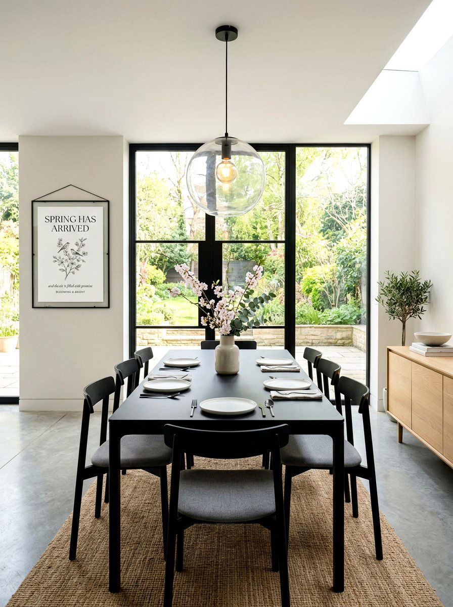 Modern Minimalist Spring Sign - 25 Spring Sign Decor Ideas