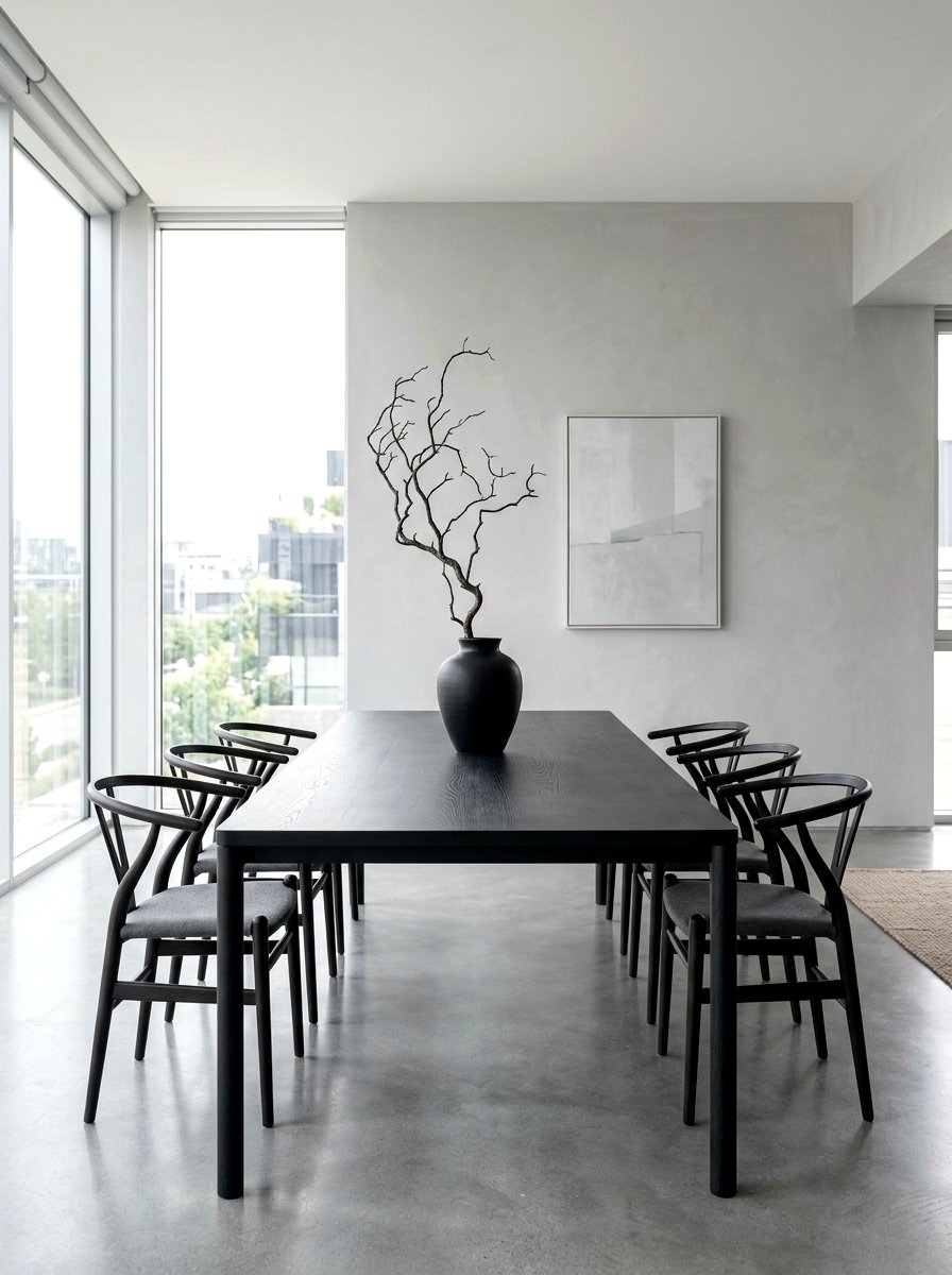 Modern Minimalist Table Setup - 25 Spring Long Table Decor Ideas