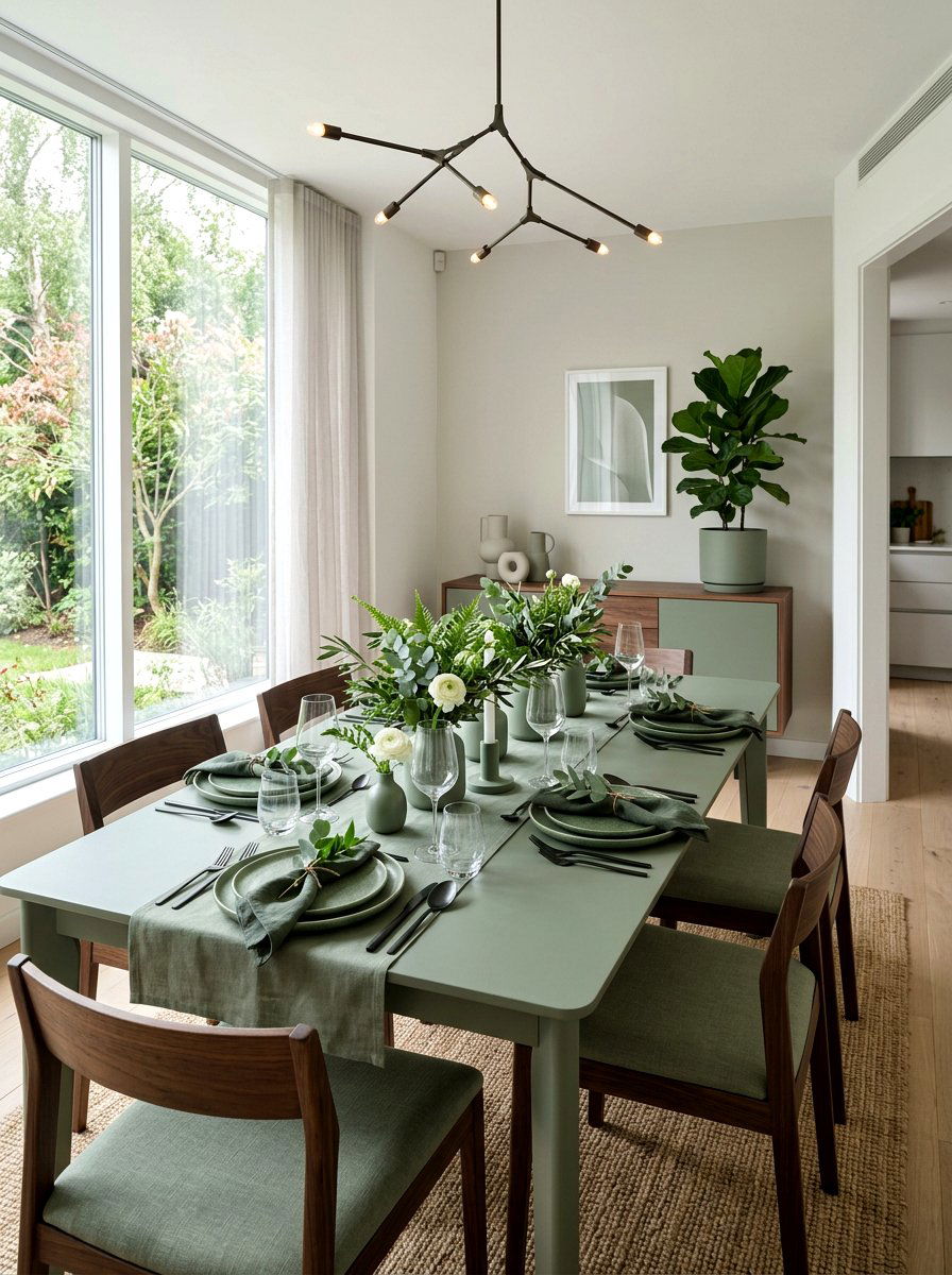 Modern Monochrome Table - 25 Spring Table Setting Ideas