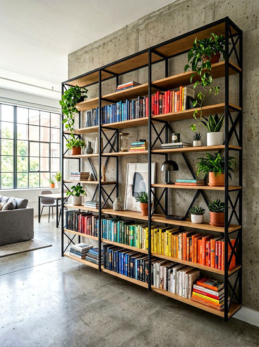 Modern Open Shelving - 25 Spring Bookshelf Styling Ideas